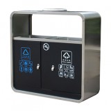 廣東廣州市政街道不銹鋼分類(lèi)垃圾桶